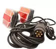 Arctic Trailer 12v 2,5m/7m 5-polig LED-bakljusset med magnetfäste - Släpvagnsljus och elartiklar - 6438014210032 - 2