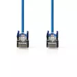 CAT5e nätverkskabel | SF/UTP | RJ45 hane | RJ45 hane | 15.0 m | Rund | PVC | Blå | Kuvert - Dator och nätverk - 5412810276042 - 10