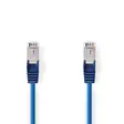 CAT5e nätverkskabel | SF/UTP | RJ45 hane | RJ45 hane | 15.0 m | Rund | PVC | Blå | Kuvert - Dator och nätverk - 5412810276042 - 1