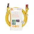CAT6 Nätverkskabel | RJ45 hane | RJ45 hane | S/FTP | 1.50 m | Rund | LSZH | Gul | Label - Dator och nätverk - 5412810424092 - 66