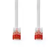 CAT6 Nätverkskabel | RJ45 hane | RJ45 hane | U/UTP | 10.0 m | Rund | PVC | Vit | Label - Dator och nätverk - 5412810423002 - 10