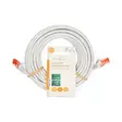 CAT6 Nätverkskabel | RJ45 hane | RJ45 hane | U/UTP | 10.0 m | Rund | PVC | Vit | Label - Dator och nätverk - 5412810423002 - 66