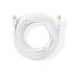 CAT6 Nätverkskabel | RJ45 hane | RJ45 hane | F/UTP | 10.0 m | Rund | LSZH / PVC | Vit | Kartong med fönster - Dator och nätverk - 5412810302482 - 4