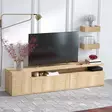 TV-bänk Hanah Home Alika Ek Spånskiva 180x45x35 cm - TV-bänkar - 8683342484732 - 1