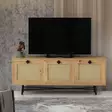 TV-bänk Hanah Home Alcazar 140 Ek Spånskiva 140x55x40 cm - TV-bänkar - 8682870168602 - 1