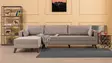 Hörnsoffa Atelier del Sofa Bella Cream Polyester 275x165x85 cm - Soffor - 8681875547702 - 1
