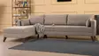 Hörnsoffa Atelier del Sofa Bella Cream Polyester 275x165x85 cm - Soffor - 8681875547702 - 3