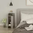 Sängbord Hanah Home Elos Light Mocha Spånskiva 25x60x27 cm - Nattduksbord - 8681875274042 - 1