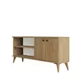 TV-bänk Hanah Home Everest 1572 Ek Spånskiva 138x60x29,5 cm - TV-bänkar - 8683342214452 - 4