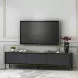 TV-bänk Hanah Home Imaj Antracit Spånskiva 180x45,2x35 cm - TV-bänkar - 8683743528042 - 3