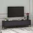 TV-bänk Hanah Home Imaj Antracit Spånskiva 180x45,2x35 cm - TV-bänkar - 8683743528042 - 2