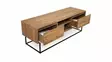 TV-bänk Hanah Home Laxus 140 Valnöt Spånskiva 140x50x40 cm - TV-bänkar - 8681875391282 - 3