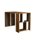 Skrivbord Hanah Home Lima Valnöt Vit Spånskiva 120x75,4x60 cm - Skrivbord - 8683342169912 - 5