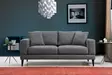 2-sits soffa Atelier del Sofa Nordic Mörkgrå Polyester 180x90x85 cm - Soffor - 8681875774412 - 1