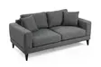 2-sits soffa Atelier del Sofa Nordic Mörkgrå Polyester 180x90x85 cm - Soffor - 8681875774412 - 6