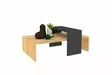 Soffbord Hanah Home Glow Safir Antracit Spånskiva 80x31,8x50 cm - Soffor - 8681875449662 - 2