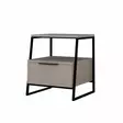 Sängbord Hanah Home Pal Light Mocha Spånskiva 45x50x41 cm - Nattduksbord - 8683342782692 - 3