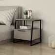 Sängbord Hanah Home Pal Light Mocha Spånskiva 45x50x41 cm - Nattduksbord - 8683342782692 - 1