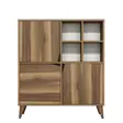 Förvaringsskåp Hanah Home Pulse Valnöt Spånskiva 100x115x30 cm - Skåp och byråer - 8681875413182 - 4