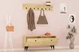 Hallmöbel Hanah Home Rupa Ek Spånskiva 113x48,5x35 cm - Möbler - 8683342460712 - 2