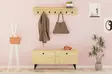 Hallmöbel Hanah Home Rupa Ek Spånskiva 113x48,5x35 cm - Möbler - 8683342460712 - 3