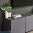 TV-bänk Hanah Home Afro Antracit Spånskiva 150x44x31 cm - TV-bänkar - 8683743316182 - 5