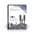 DMX adapterkabel | XLR 3-stifts hane | XLR 3-stifts hona | Nickelplaterad | 20.0 m | Rund | PVC | Mörkgrå | Presentbox - Ljudkablar - 5412810296002 - 66