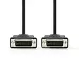 DVI-kabel | DVI-D 24+1-Pin Hane | DVI-D 24+1-Pin Hane | 2560x1600 | Nickelplaterad | 2.00 m | Rak | PVC | Svart | Kuvert - Dator och nätverk - 5412810327812 - 10