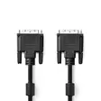 DVI-kabel | DVI-D 24+1-Pin Hane | DVI-D 24+1-Pin Hane | 2560x1600 | Nickelplaterad | 2.00 m | Rak | PVC | Svart | Kuvert - Dator och nätverk - 5412810327812 - 1