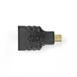HDMI Adapter | HDMI Mini kontakt | HDMI Utgång | Guldplaterad | Rak | ABS | Svart | 1 st. | Plastpåse - Videokontakter och pluggar - 5412810283002 - 1