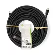 High Speed HDMI kabel med Ethernet | HDMI Kontakt | HDMI Kontakt | 4K@30Hz | ARC | 10.2 Gbps | 30.0 m | Rund | PVC | Svart | Label - HDMI-kablar - 5412810428342 - 67