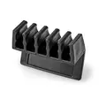 Kabelhantering | Kabelklämma | Klicka och Go | 2 st. | Antal platser: 5 Skivor | Maximal kabeltjocklek: 7.1 mm | Polypropylene | Svart - Kabelklämmor - 5412810335152 - 40
