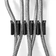 Kabelhantering | Kabelklämma | Klicka och Go | 2 st. | Antal platser: 5 Skivor | Maximal kabeltjocklek: 7.1 mm | Polypropylene | Svart - Kabelklämmor - 5412810335152 - 50