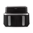Dubbel Varmluftsfritös | 2x4.2 l | Timer: 60 min | Antal förinställda program: 10 | Digital | Svart - Luftfritöser - 5412810441112 - 10
