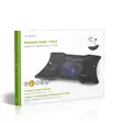 Notebook Stand | Antal fläktar: 1 | USB ström | Antal vinklar: 2 | 17 " | 1500 rpm | LED - Nedis produkter - 5412810398072 - 69