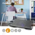 Notebook Stand | Antal fläktar: 1 | USB ström | Antal vinklar: 2 | 17 " | 1500 rpm | LED - Nedis produkter - 5412810398072 - 5