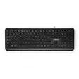 Trådat Tagentbord | USB-A | Multimedia | AZERTY | FR Layout | Numeriskt tangentbord - Datorns tangentbord - 5412810408382 - 1