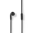 Trådbundna Hörlurar | 3.5 mm | Kabellängd: 1.20 m | Inbygd mikrofon | Volymkontroll | Svart - In-ear hörlurar - 5412810412532 - 45