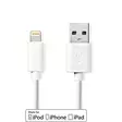 Lightning Kabel | USB 2.0 | Apple Lightning, 8-stifts | USB-A Hane | 480 Mbps | Nickelplaterad | 2.00 m | Rund | PVC | Vit | Label - Nedis produkter - 5412810421022 - 50