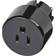 Rese Adapter USA / Japan-till-Europa Earthed - Reseadaptrar - 4007123170722 - 1