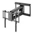 Motoriserade TV väggfäste | 37 - 75 " | Maximal skärmvikt som stöds: 35 kg | Roterbar | Minsta väggdistans: 153 mm | Maximalt väggavstånd: 485 mm | Fjärrstyrd | ABS / Stål | Svart - TV-stativ - 5412810450602 - 42