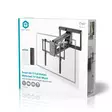 Motoriserade TV väggfäste | 37 - 75 " | Maximal skärmvikt som stöds: 35 kg | Roterbar | Minsta väggdistans: 153 mm | Maximalt väggavstånd: 485 mm | Fjärrstyrd | ABS / Stål | Svart - TV-stativ - 5412810450602 - 67