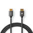 High Speed HDMI kabel med Ethernet | HDMI Kontakt | HDMI Kontakt | 4K@60Hz | ARC | 18 Gbps | 3.00 m | Rund | Bomull | Grått Med Metall | Kartong med täckt fönster - HDMI-kablar - 5412810318902 - 3