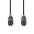Optisk ljudkabel | TosLink Hane | TosLink Hane | 1.00 m | Rund | PVC | Antracit | Låda - Ljudkablar - 5412810265152 - 10