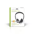 PC headset | On-Ear | Stereo | USB Type-A / USB Type-C | Mikrofon som kan vikas undan | Svart - Nedis produkter - 5412810418572 - 66