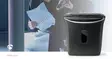 Dokumentförstörare | Cross Cut | 6x A4-sidor | 12 l | Säkerhetsstandard: DIN 4 | Svart - Skrivbordstillbehör - 5412810329472 - 90