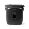 Dokumentförstörare | Cross Cut | 6x A4-sidor | 12 l | Säkerhetsstandard: DIN 4 | Svart - Skrivbordstillbehör - 5412810329472 - 1