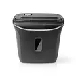 Dokumentförstörare | Cross Cut | 6x A4-sidor | 12 l | Säkerhetsstandard: DIN 4 | Svart - Skrivbordstillbehör - 5412810329472 - 11