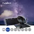 Gaming Combo Kit | 5-i-1 | Tangentbord, headset, mus och musmatta | Svart | QWERTY | US Layout - Spelprodukter - 5412810411382 - 5