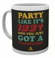 Playstation "Party" -muki tuotekuva=20 - Gaming och film muggar - 5028486407262 - 2